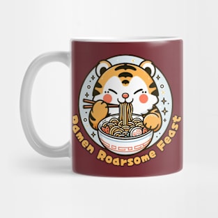 Ramen life Bengal cute tiger Mug